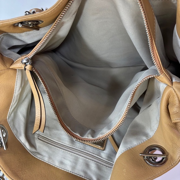 Valentino by Mario Valentino Shoulder Bag/Tote (Spa) w/Tassel - Picture 9 of 11